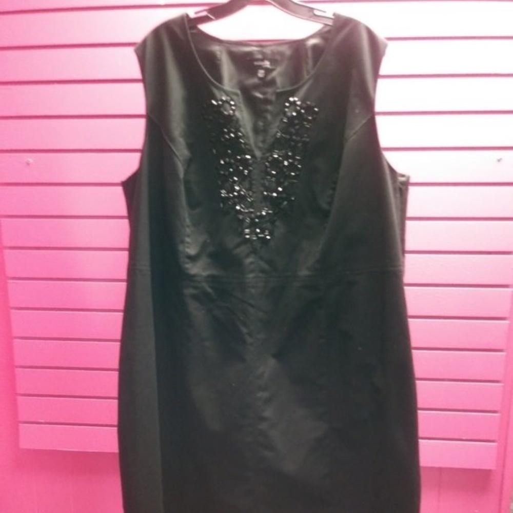Rafaella Plus Size Dress with Embellishments